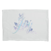 ラベンダーとブルージョイ 枕カバー (正面左)