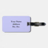 ラベンダーとベビーブルーハート – パタアーガイルーン ラゲッジタグ (裏面横)