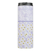 ラベンダーとホワイトデイジーとラベンダーレース タンブラー (裏面)