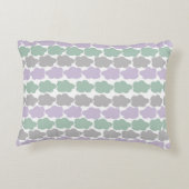 ラベンダーとミントのミント枕を女の子のために アクセントクッション (裏面)
