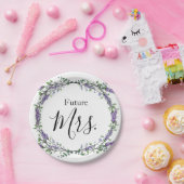 ラベンダーとユーカリ未来のミセス。 ペーパープレート (パーティー)