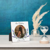 ラベンダーとユーカリ紫のフローラ植物学 フォトプラーク (インサイチュ)