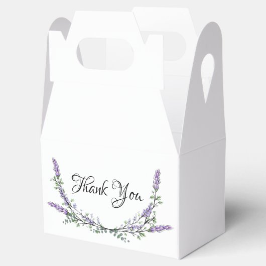 ラベンダーとユーカリ絵画の水彩 フェイバーボックス (オープン)