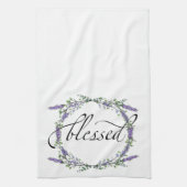 ラベンダーとユーカリ賛美ス キッチンタオル (縦)