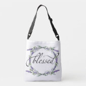 ラベンダーとユーカリ賛美ス クロスボディバッグ (裏面)