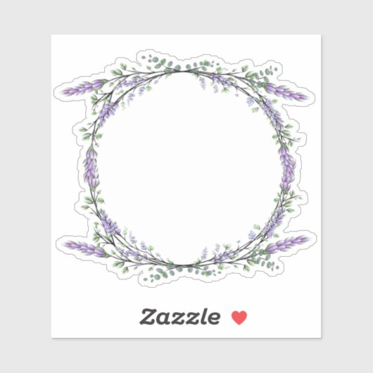 ラベンダーとユーカリ シール (シート)