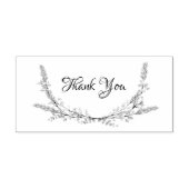 ラベンダーとユーカリ セルフインキングスタンプ (デザイン)