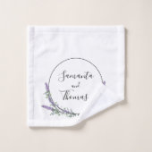 ラベンダーとユーカリ バスタオルセット (ウォッシュタオル)