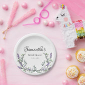 ラベンダーとユーカリ ペーパープレート (パーティー)