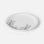 ラベンダーとユーカリ ペーパープレート (アングル)