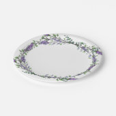 ラベンダーとユーカリ ペーパープレート (アングル)