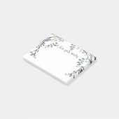 ラベンダーとユーカリ ポストイット (アングル)