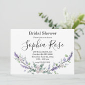 ラベンダーとユーカリ 招待状 (スタンド正面)