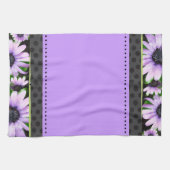ラベンダーとレースのキッチンタオル キッチンタオル (横)