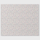 ラベンダーと淡紅の草原 ラッピングペーパー (フラット)