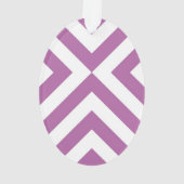 ラベンダーと白いシボロン オーナメント (裏面)