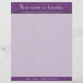ラベンダーと織られる豊富な紫色 レターヘッド