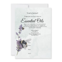 ラベンダーと蜂のエッセンシャルオイル教室へのご招待