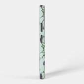 ラベンダーと蝶の海のガラス SAMSUNG GALAXYケース (右側面)