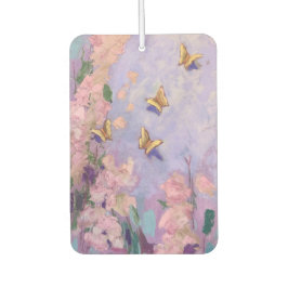 ラベンダーと蝶 カーエアーフレッシュナー