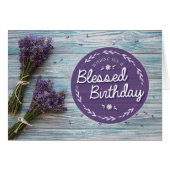 ラベンダーと賛美の誕生日をお願い (正面横)