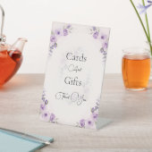 ラベンダーと赤面バラ結婚ズ 台座サイン (インサイチュ)