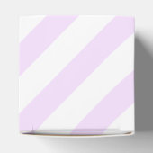 ラベンダーと金ゴールドプリンセス誕生日パーティー フェイバーボックス (上部)