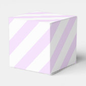 ラベンダーと金ゴールドプリンセス誕生日パーティー フェイバーボックス (裏面サイド)