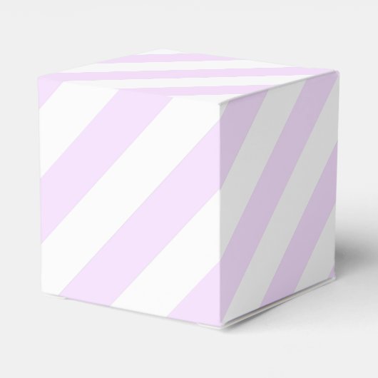 ラベンダーと金ゴールドプリンセス誕生日パーティー フェイバーボックス (裏面サイド)