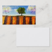 ラベンダーに名刺の守備につきます 名刺 (正面/裏面)