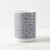 ラベンダーに咲くボホスタイルの野の花  コーヒーマグカップ (中央)