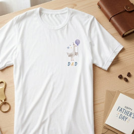ラベンダーのとんでもないガチョウのパパの誕生日パーティーGIF トライブレンドTシャツ