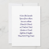 ラベンダーのような愛 | セレネスタイル 招待状 (裏面)