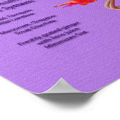 ラベンダーのアロマセラピーポスター ポスター (角)