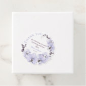 ラベンダーのオーキッド ベビー シャワー フェイバータグ (インサイチュ)