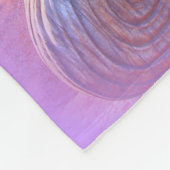 ラベンダーのオーラ仏 フリースブランケット (角)