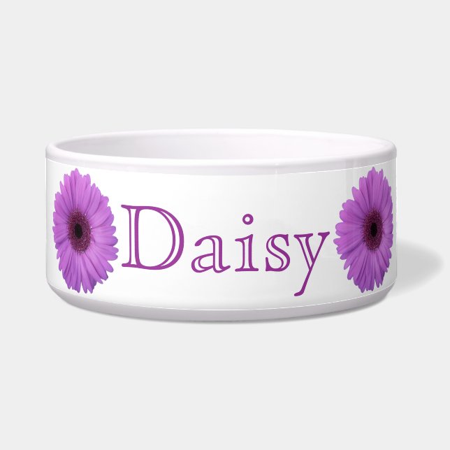 ラベンダーのガーベラのデイジー ボウル (正面)