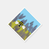 ラベンダーのコクテールナプキン スタンダードカクテルナプキン (角)