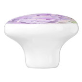 ラベンダーのシャクヤク セラミックノブ (側面)