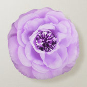 ラベンダーのダイヤモンドは上がりました ラウンドクッション (裏面)