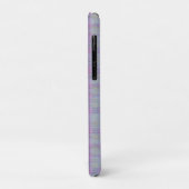 ラベンダーのチェックのハーモニー Case-Mate iPhoneケース (裏面/左)