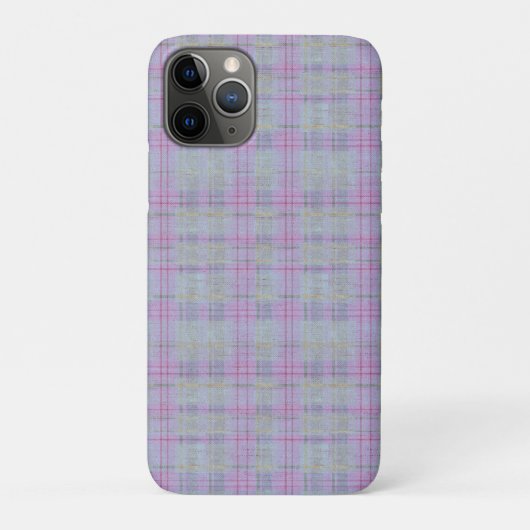 ラベンダーのチェックのハーモニー Case-Mate iPhoneケース (裏)