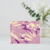 ラベンダーのデイジー ポストカード (スタンド正面)