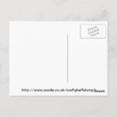 ラベンダーのデイジー ポストカード (裏面)