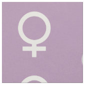 ラベンダーのハーブの女性記号 ファブリック (クローズアップ)