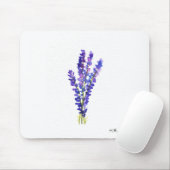ラベンダーのハーブの庭のキッチンヴィンテージの水色 マウスパッド (マウス)