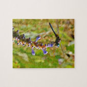 ラベンダーのフラワードラゴンフライ ジグソーパズル (横)