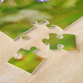 ラベンダーのフラワードラゴンフライ ジグソーパズル (側面)