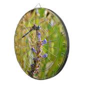 ラベンダーのフラワードラゴンフライ ダーツボード (正面右)