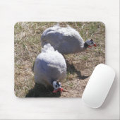 ラベンダーのホロホロ鳥 マウスパッド (マウス)